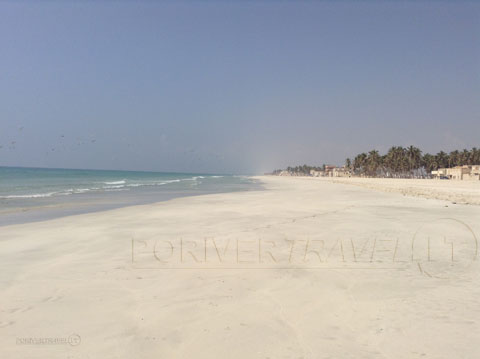 Salalah Oman Sud, panorama del lungomare